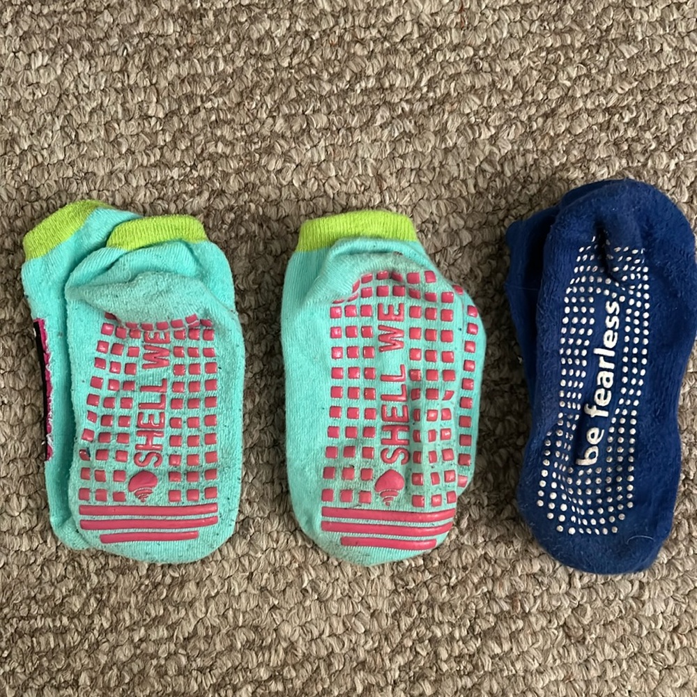 Three pair or Barre socks